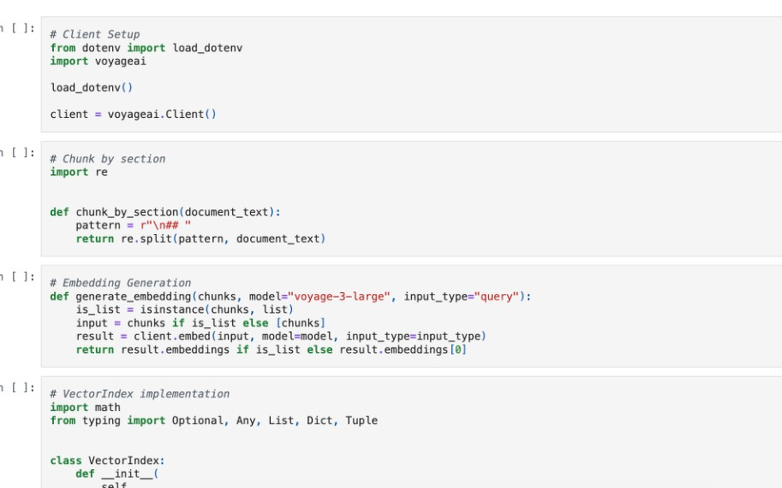 RAG Vector Database preview